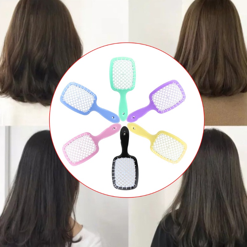 Lược Chải Tóc Mát Xa Da Đầu Răng Thưa Tiện Dụng Cho Nữ YOUYO