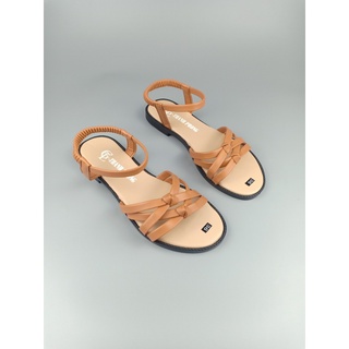 Giày sandal đế thấp 2 quai nối có size lớn 35-42