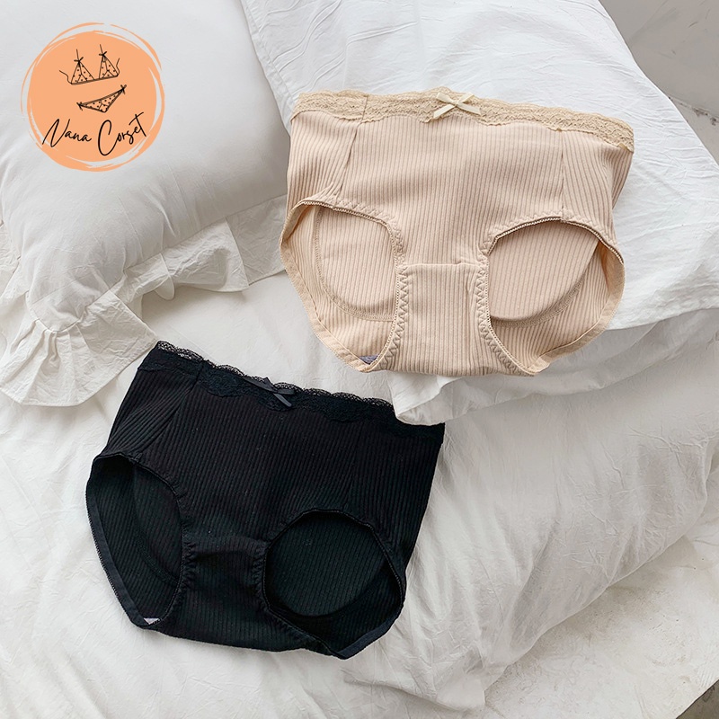 Quần lót độn mông tam giác chất cotton, đệm rời tự nhiên