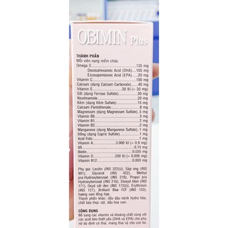 Obimin Plus (30 Viên)