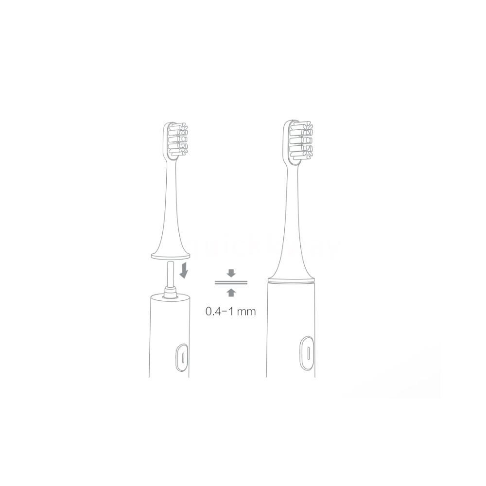 Đầu thay thế dành cho bàn chải đánh răng điện XIAOMI MIJIA MI T300 T500 T100