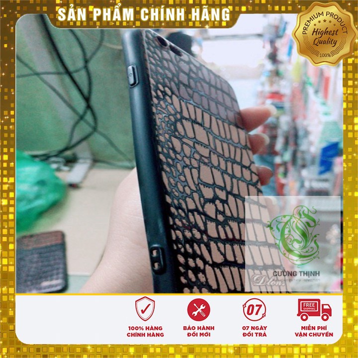 Ốp dlone vân giả da cá sấu iphone6/6splus