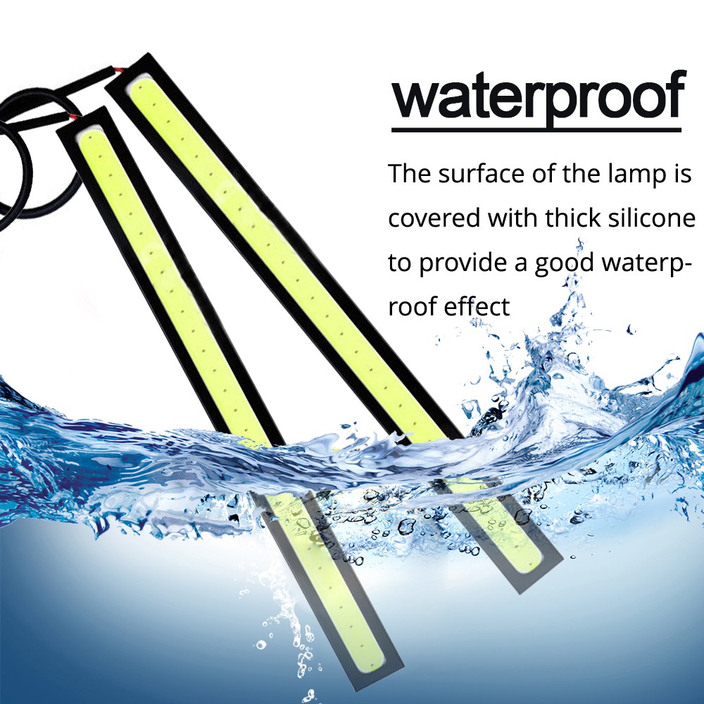 1 đèn LED DRL 17CM chống thấm nước, chống sương mù cho xe hơi