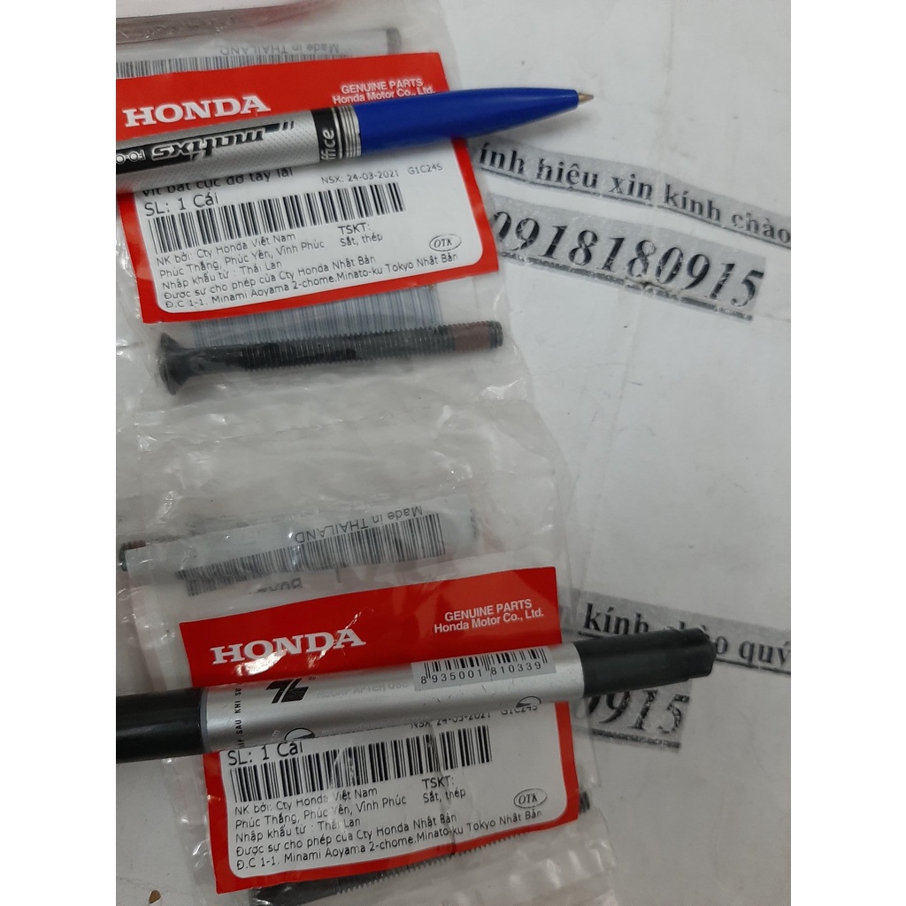 Vít bắt đầu tay lái Vit 6x65 honda vít đối trọng gù honda giá 1 vít