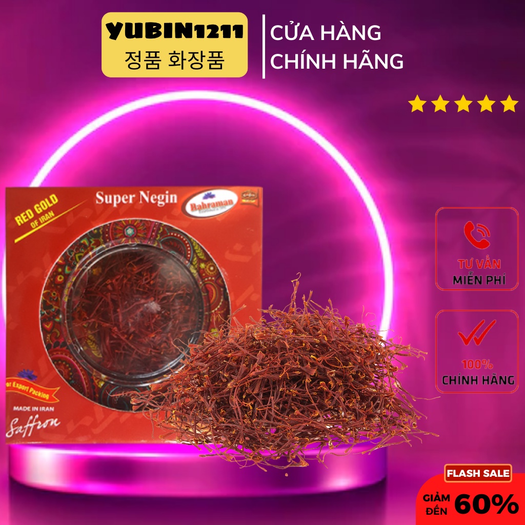 Saffron Nhụy Hoa Nghệ Tây Negin 1g