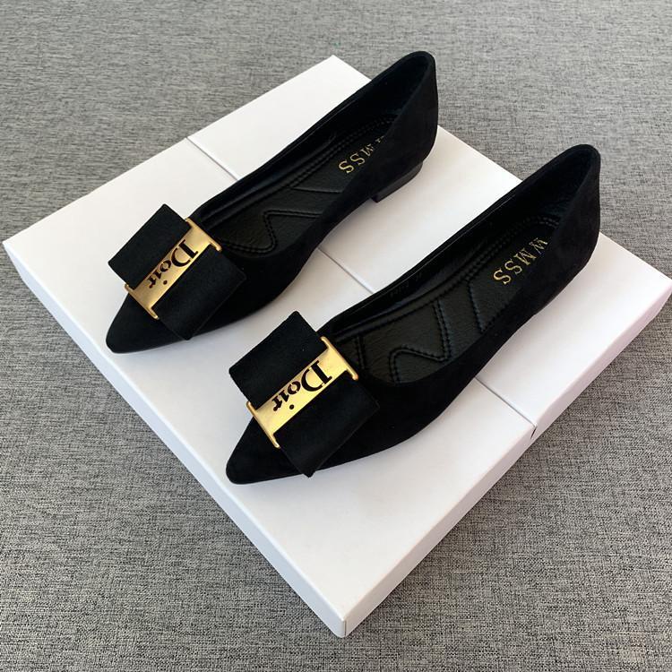 Giày Búp Bê Mũi Nhọn Đế Mềm Size Lớn 33-48 Thời Trang 2022 Dành Cho Nữ