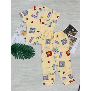 ĐỒ BỘ MẶC NHÀ- PIJAMAM LỤA THÁI CAO CẤP
