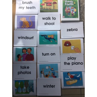 Flashcard Family and friends Special Grade 4
