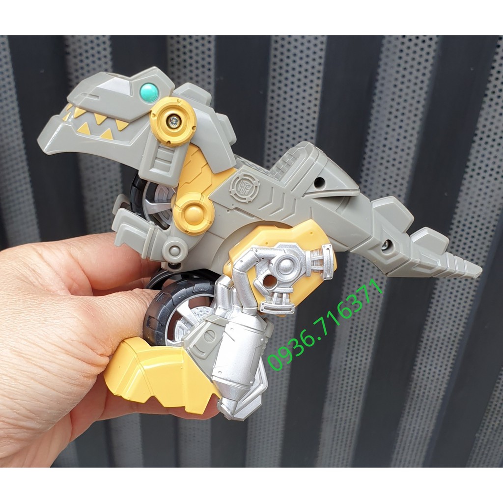 Robot Biến Hình Siêu Tốc từ Khủng Long T-rex --> Xe Mô Tô 1 Bước Cho Bé (Hasbro - Mỹ)