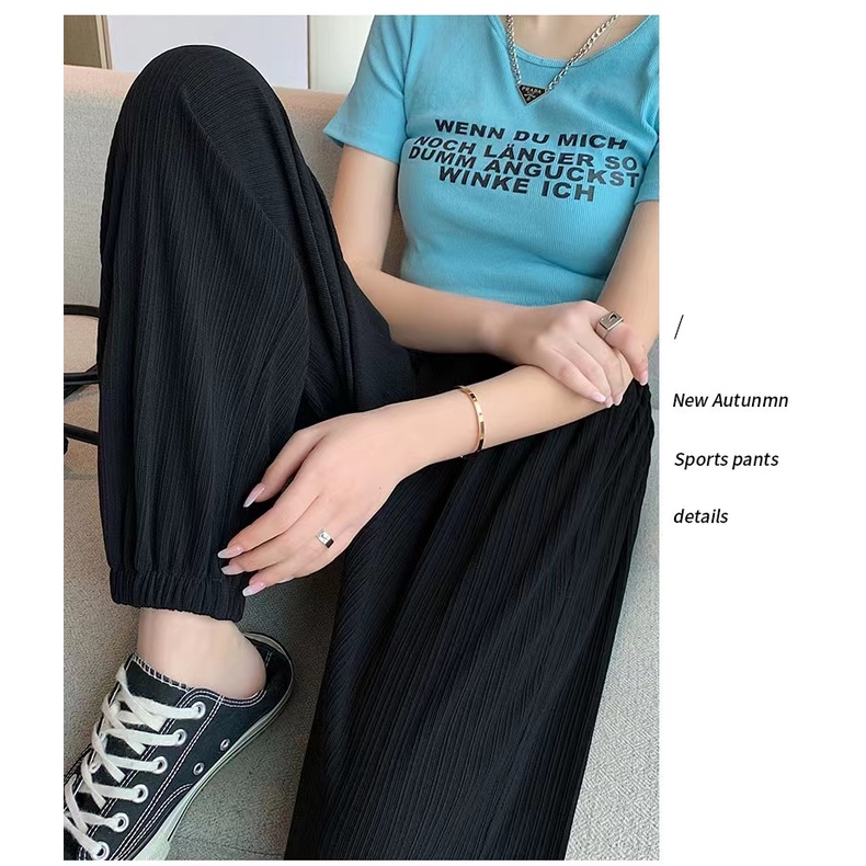 Quần ZHELIHANGFEI có dây rút thiết kế mới cao cấp thời trang dành cho nữ