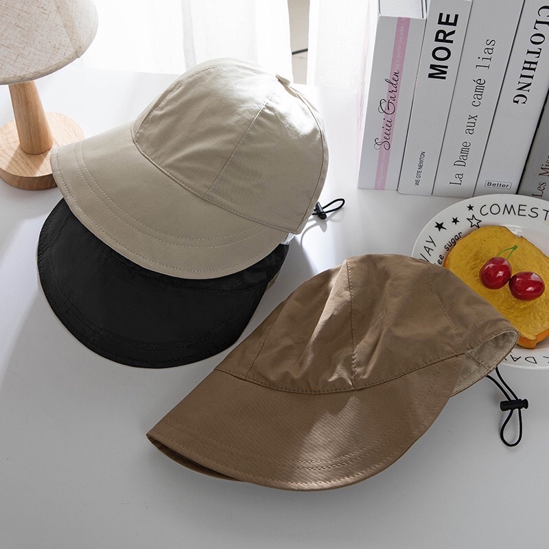 Mũ nón lưỡi trai vải mềm che nắng thoáng khí mũ đi biển đi chơi phong cách Hàn Quốc 2022