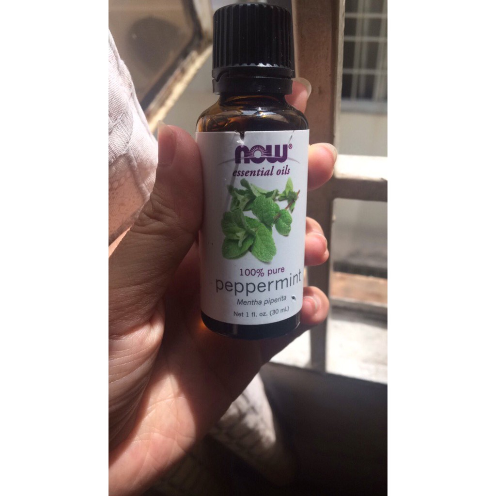 Tinh dầu bạc hà Now Food Peppermint essential oil 30ml