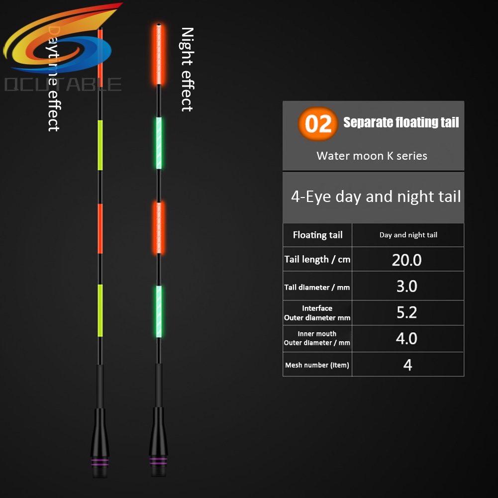 Phao điện câu cá phát sáng thông minh đuôi cảm biến ban đêm đa năng