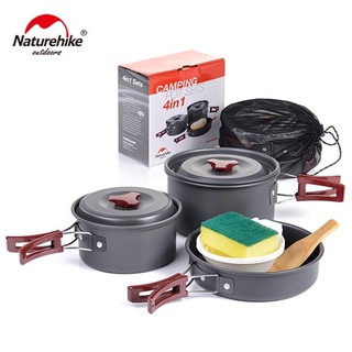 Bộ nồi nấu ăn dã ngoại naturehike nh15t203-g