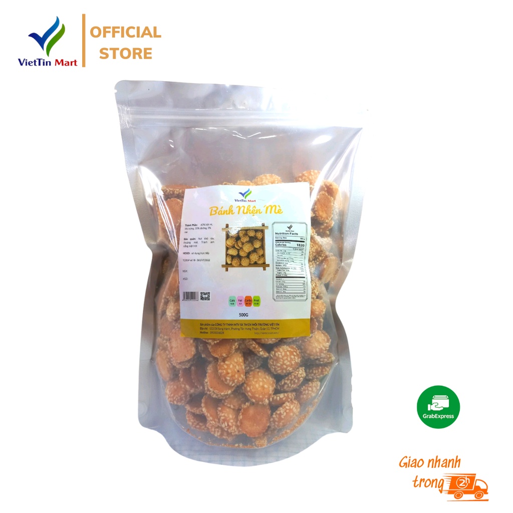 Bánh Nhện Mè Viettin Mart 250G