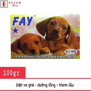 Fay 1 sao 100g - Xà phòng tắm diệt ve, bọ chét chó mèo