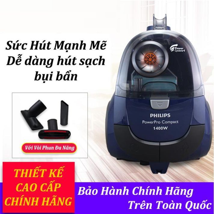 Máy hút bụi gia đình thương hiệu Philips FC8471/81 - Công suất: 1400W - Trọng lượng: 4.5kg - Hàng nhập khẩu chính hãng