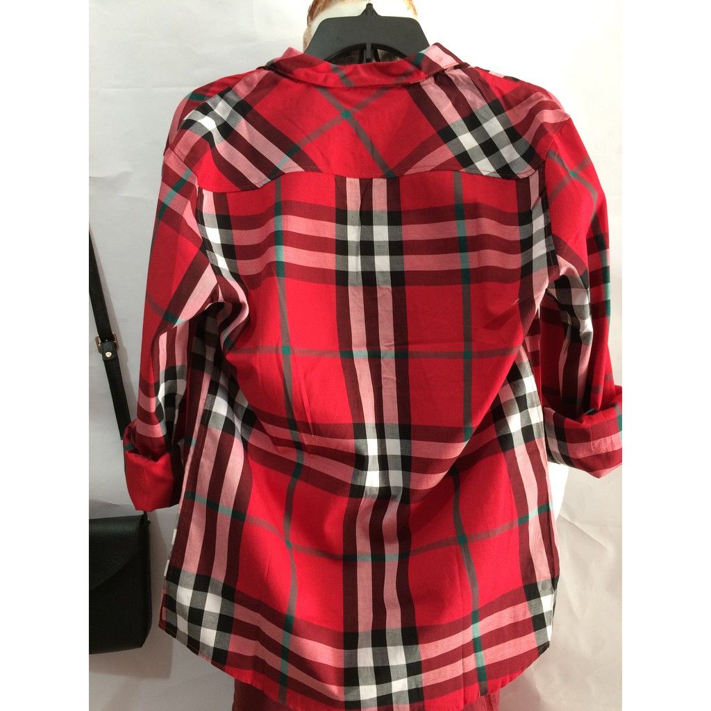 Áo Sơ Mi Nam FIGTREE Buberry Đỏ Cuốn Hút Phái Nữ