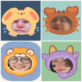 Sticker/ Hình dán ghép mặt cute (mẫu 1-18)
