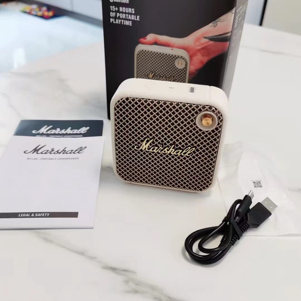 Mới Loa Marshall Willen Bluetooth Không Dây Thời Gian Chơi Trên 15 Giờ Chống Nước IP67