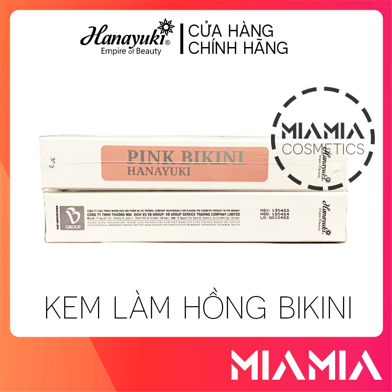 Kem Làm Hồng Vùng Bikini Hana - Pink Bikini Hanayuki Chính Hãng - 8936205370391