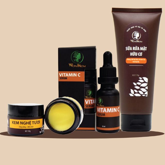 BỘ MẶT CƠ BẢN CHO MẸ BẦU VÀ SAU SINH (1 SRM, 1 Serum, 1 Kem nghệ tươi)