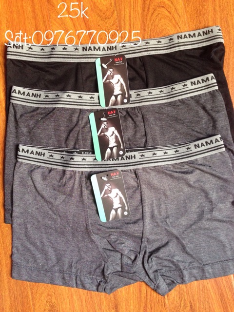 Combo 10 quần boxer Cotton nam