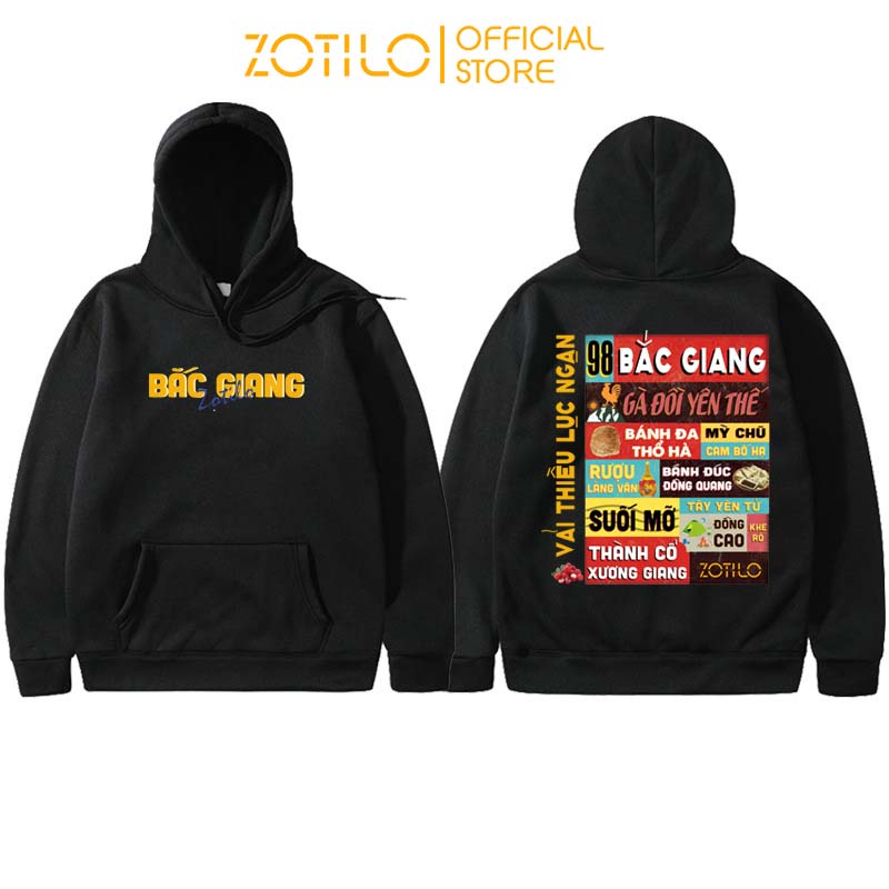 Áo hoodie nỉ ZOTILO BẮC GIANG