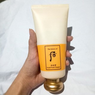 Set sữa rửa mặt Whoo vàng Foam Cleanser