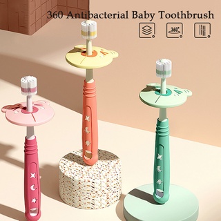Bàn chải đánh răng 360 độ cho bé° bàn chải tập đánh răng cho bé 1-6 tuổi