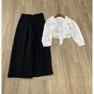 Áo cổ phi buộc nơ siêu sexy