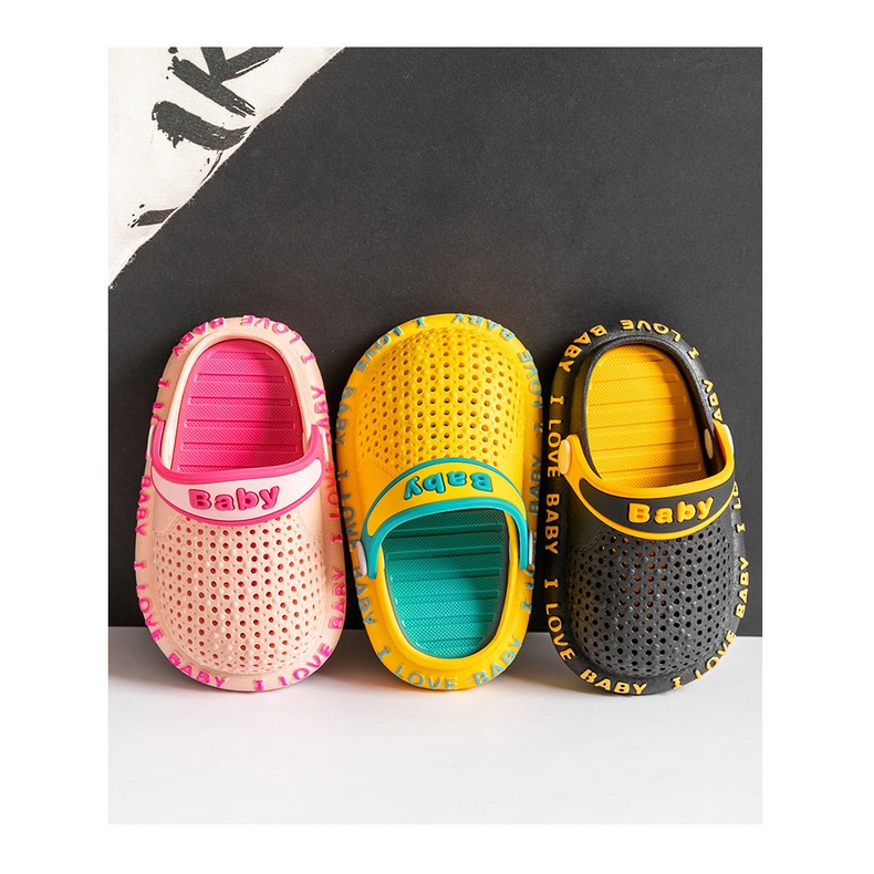 Dép sục cho bé, Dép sục Có Quai siêu nhẹ siêu êm lỗ thoáng chân dễ thương cho bé trai bé gái.