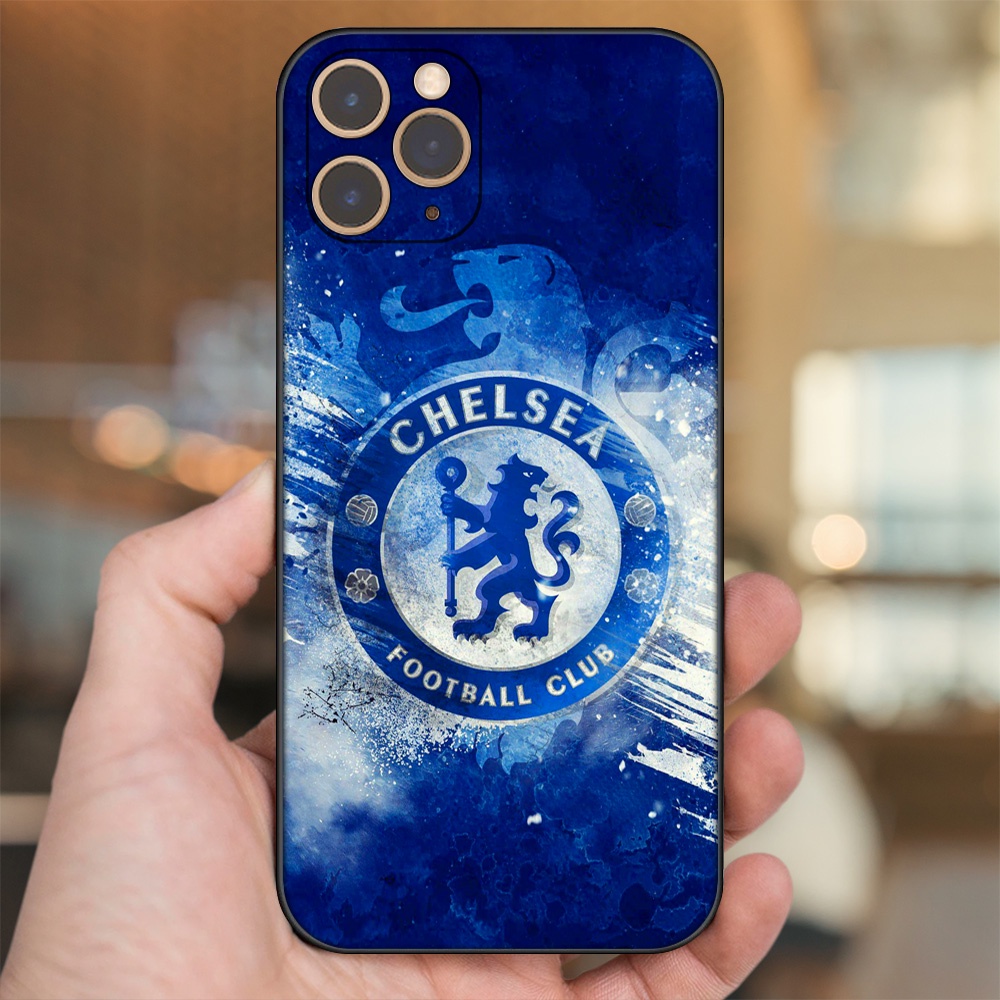 Ốp lưng iPhone 11 Pro dẻo đen cạnh vuông in hình Chelsea FC