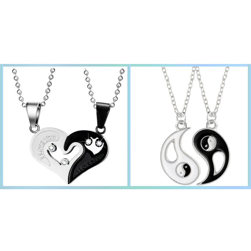 vòng cổ Nam Châm Mặt Hình Trái Tim Thời Trang