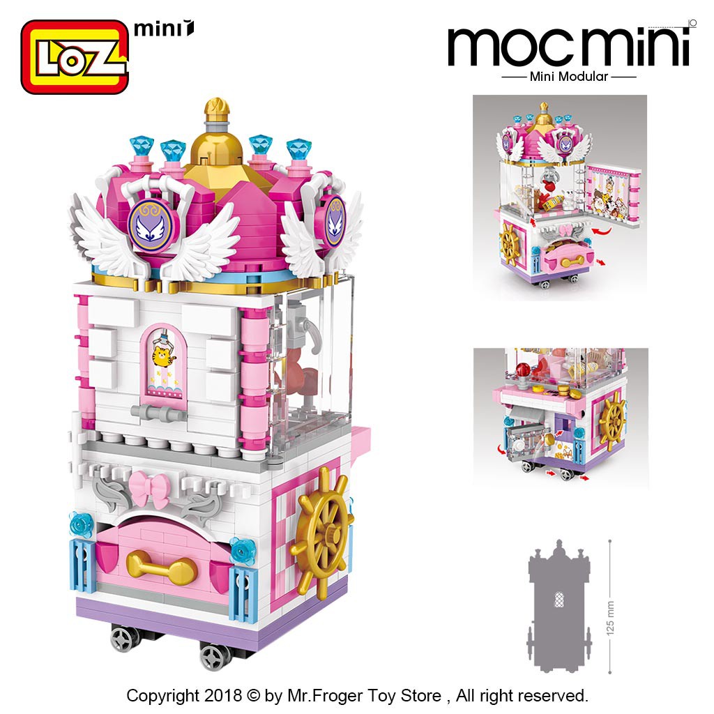 Loz Bộ Đồ Chơi Lắp Ráp Mô Hình Máy Bay mini 1717-1732 Dành Cho Bé