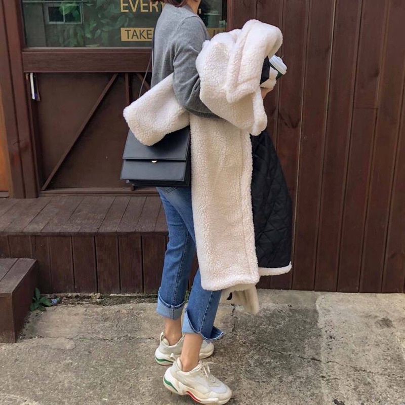 ÁO KHOÁC LÔNG DÁNG DÀI ULZZANG