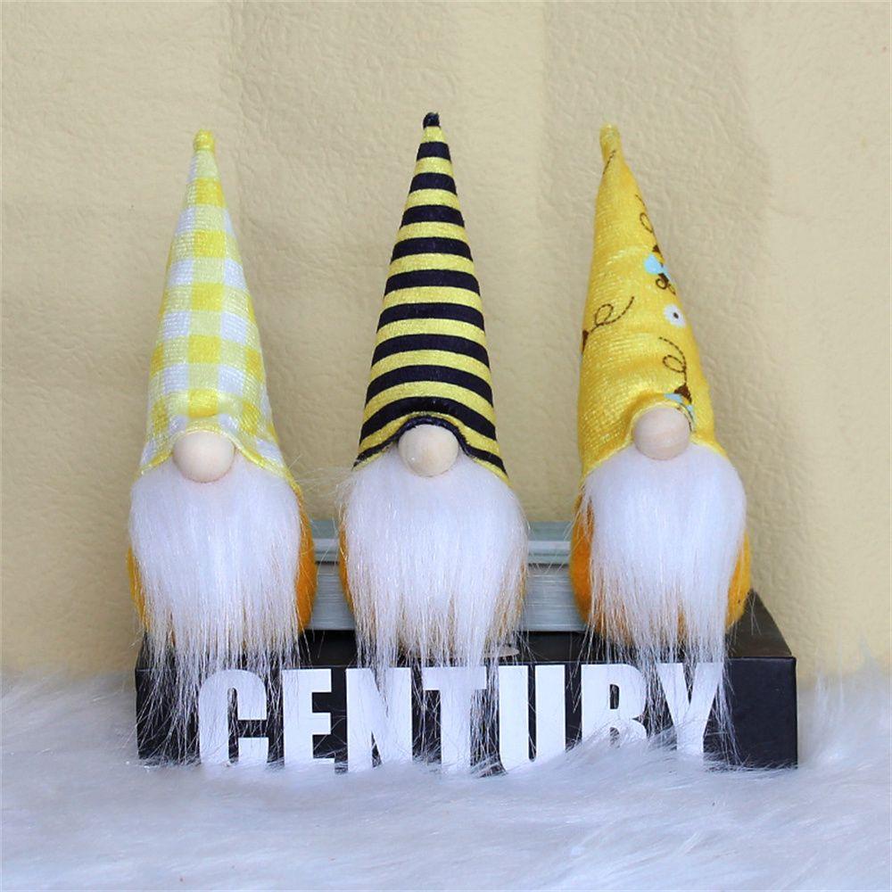 Wattle Bumble Bee Gnomes Quà Tặng Trang Trí Scandinavian Tomte Elf Mùa Xuân Hè