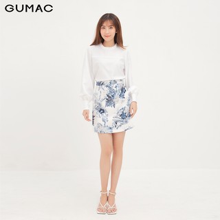 Chân váy nữ chữ A họa tiết VA12146 GUMAC