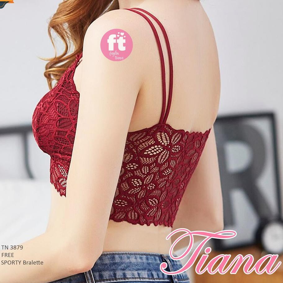 Mới!! Mới Tiana | Áo lót hai dây Brocade FULL LACE / CROP TN 3879