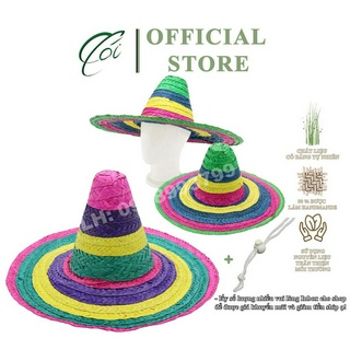 Nón Cói, Nói du lịch, Nón đi biển, Nón Mexico màu sắc bắt mắt