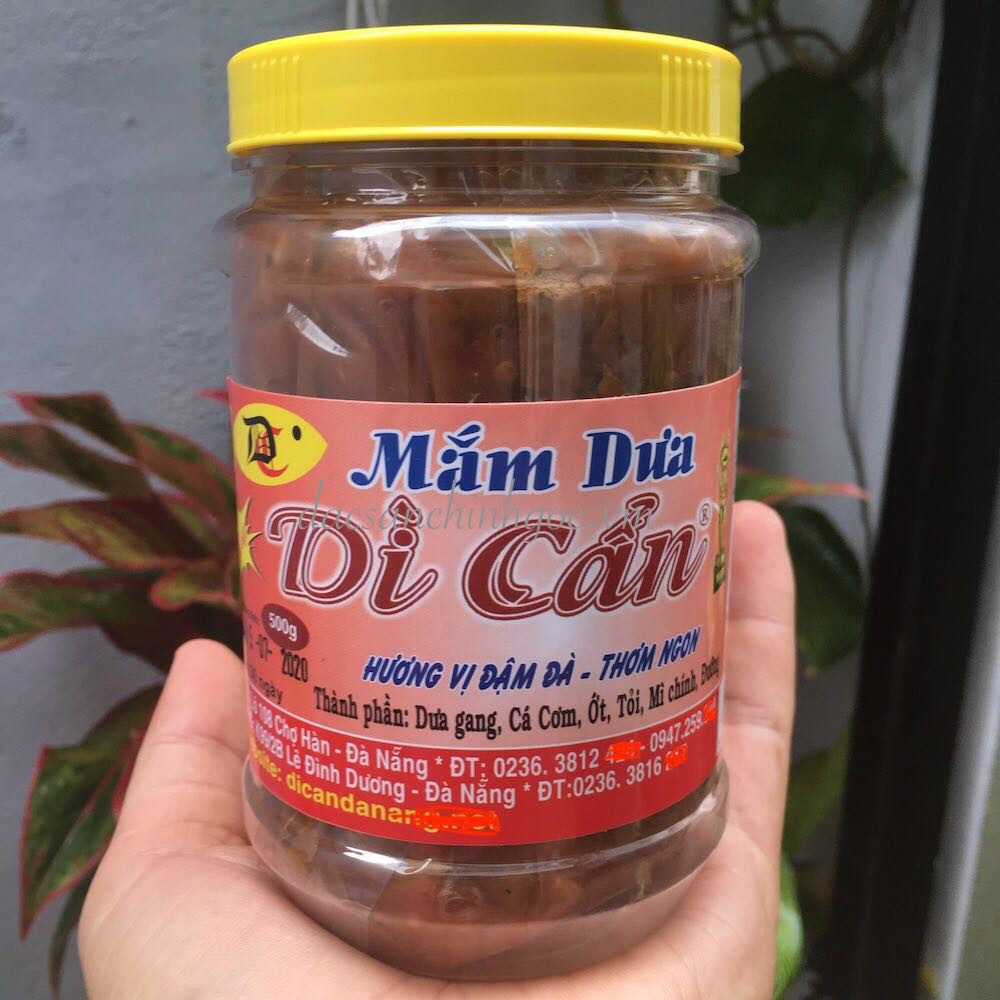 Quận 10 - Mắm Dưa Dì Cẩn Đà Nẵng hủ 500g [chính gốc]