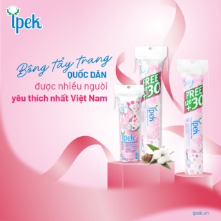 COMBO 20 Bông Tẩy Trang Ipek Chính Hãng đủ loại