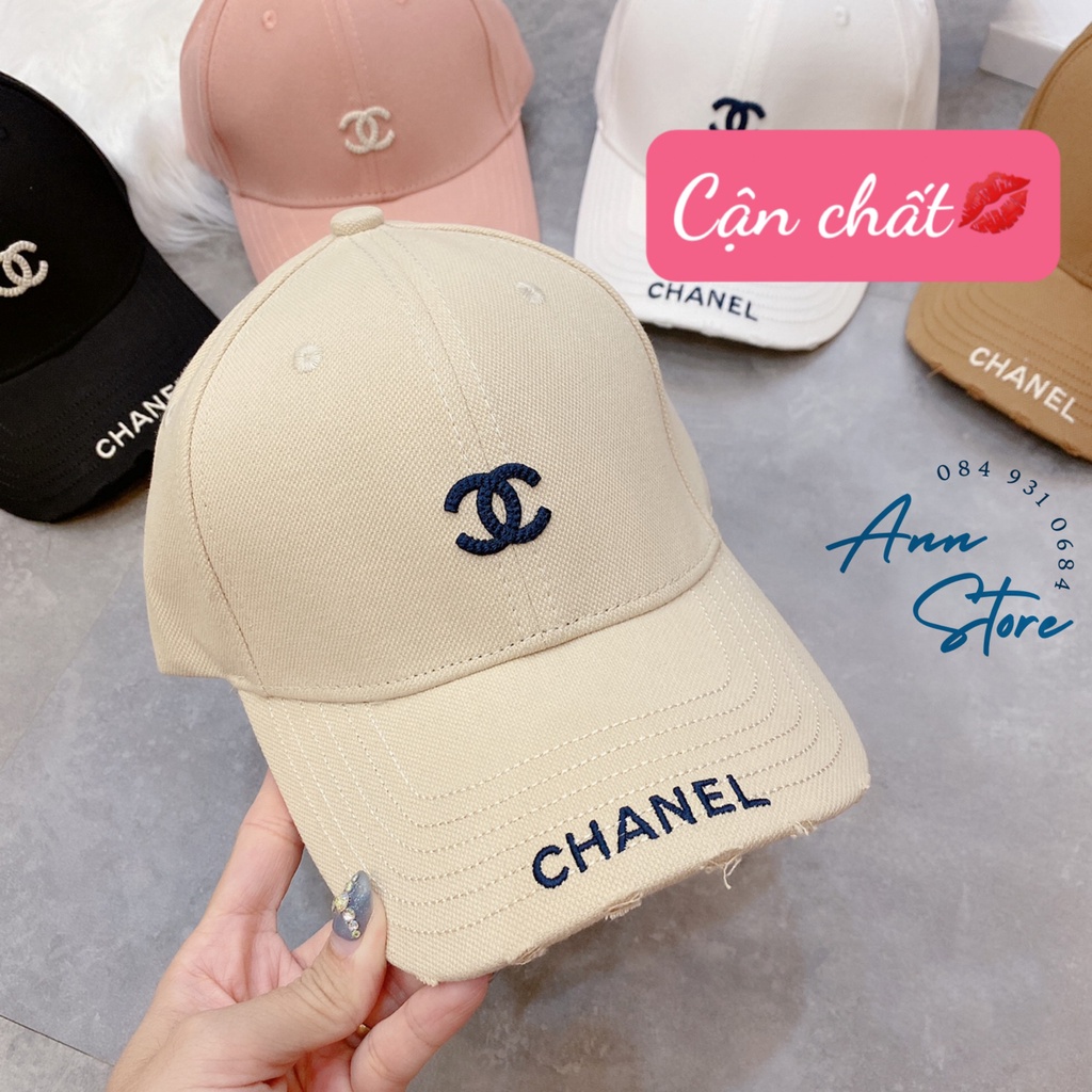NEWMũ lưỡi trai Chanel cao cấp, Hàng Loại 1 Full Tag, Phom mũ chuẩn đẹp, bảng màu trẻ trung, ảnh thật 100%