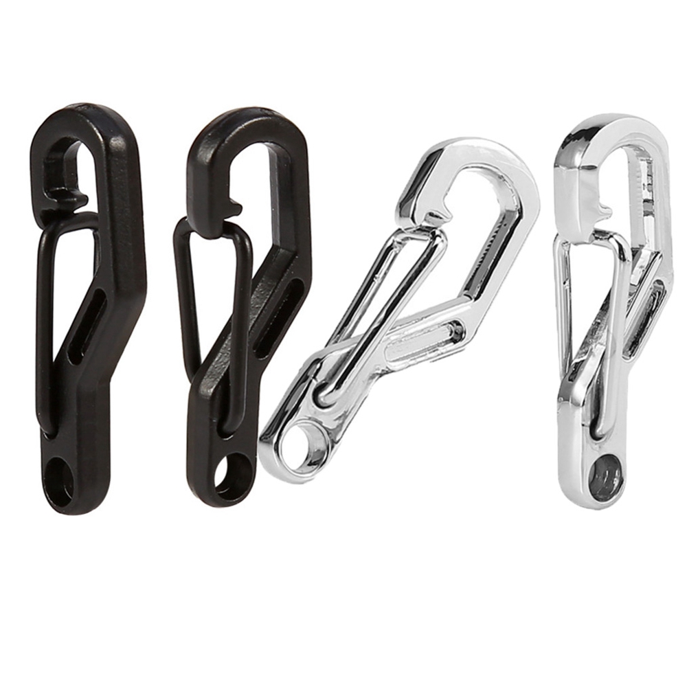 LETTER 4/8pcs MIni Aluminum Alloy Hang Buckle Survival EDC Gear Safety Travel Tools Outdoor Hook D Carabiner