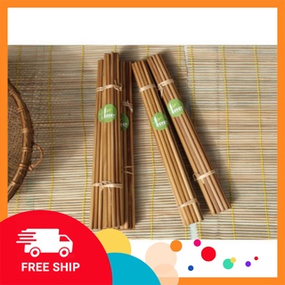 Set 20 đôi Đũa tre già tự nhiên vót thủ công không hóa chất độc hại GDTA
