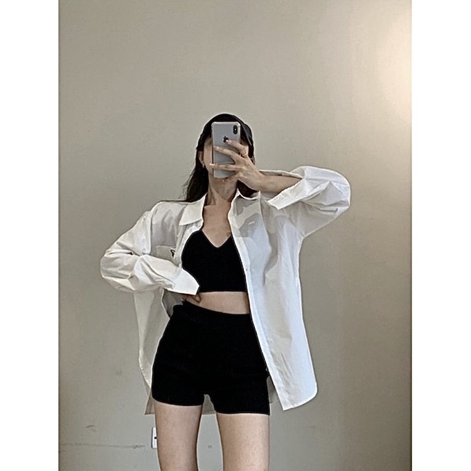 Quần đùi Biker short dáng ngắn nâng mông kết hợp nhiều loại quần áo cực sành điệu