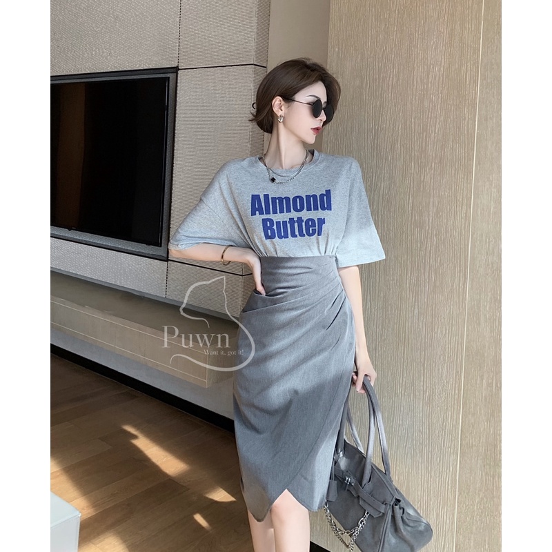 Set váy dài kết hợp áo phông sang chảnh, năng động Puwn Shop [ORDER]