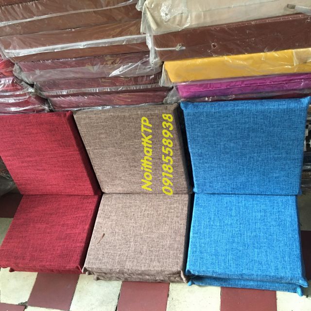 Nệm ngồi Noithatktp dày 5cm nhiều màu góc nhọn