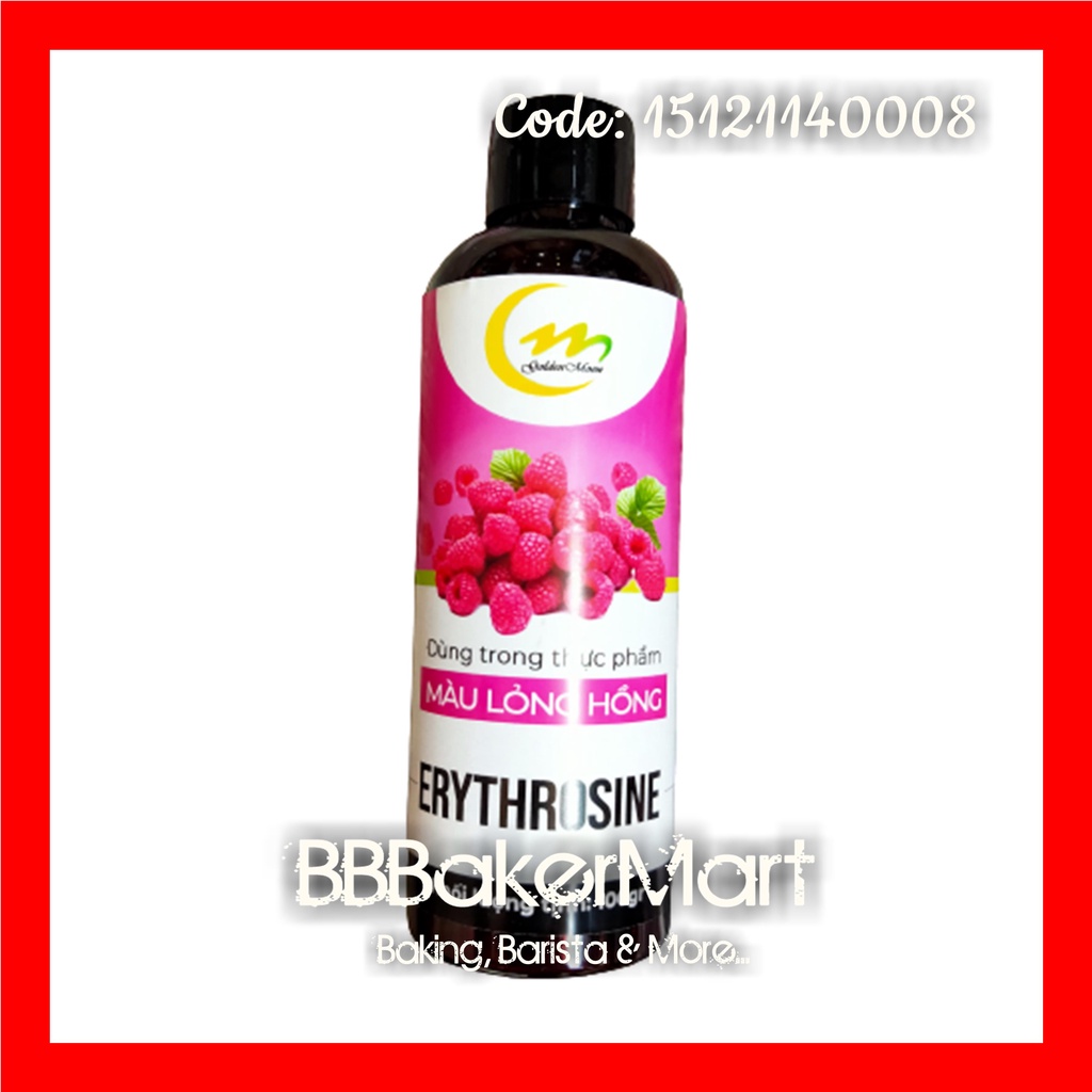 Màu nước thực phẩm HỒNG ERYTHROSINE - Chai 100gr