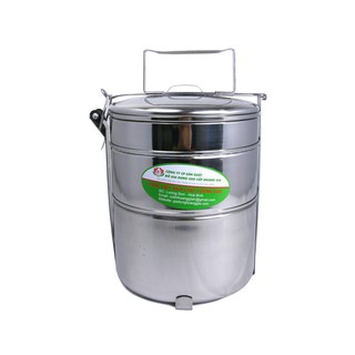 Hộp đựng cơm inox 3 tầng Hoàng Gia